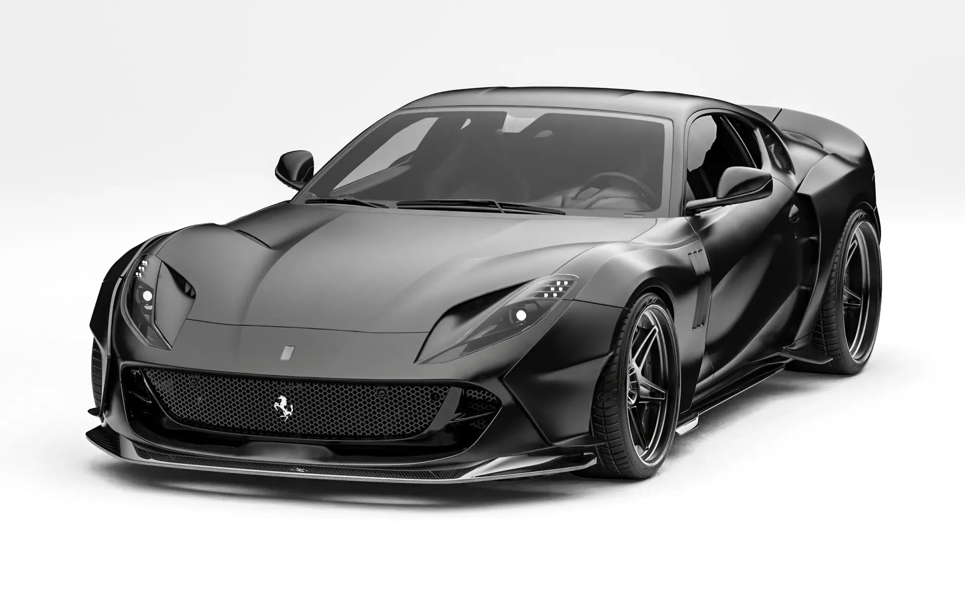 ZACOE Ferrari 812 Superfast Carbon Fibre Widebody kit (12pcs/set) Aftermarket Carbon Fiber Part / Bodykit - Robot Bodykits