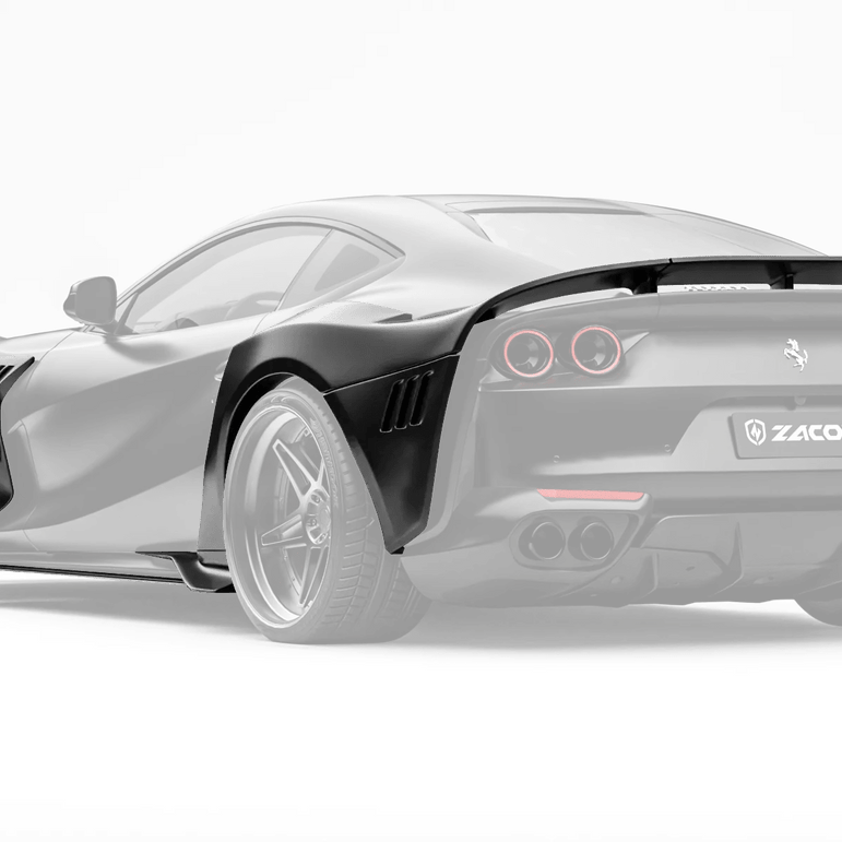 ZACOE Ferrari 812 Superfast Carbon Fibre Widebody kit (12pcs/set) Aftermarket Carbon Fiber Part / Bodykit - Robot Bodykits