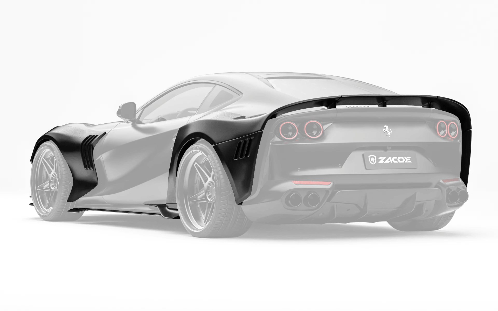 ZACOE Ferrari 812 Superfast Carbon Fibre Widebody kit (12pcs/set) Aftermarket Carbon Fiber Part / Bodykit - Robot Bodykits