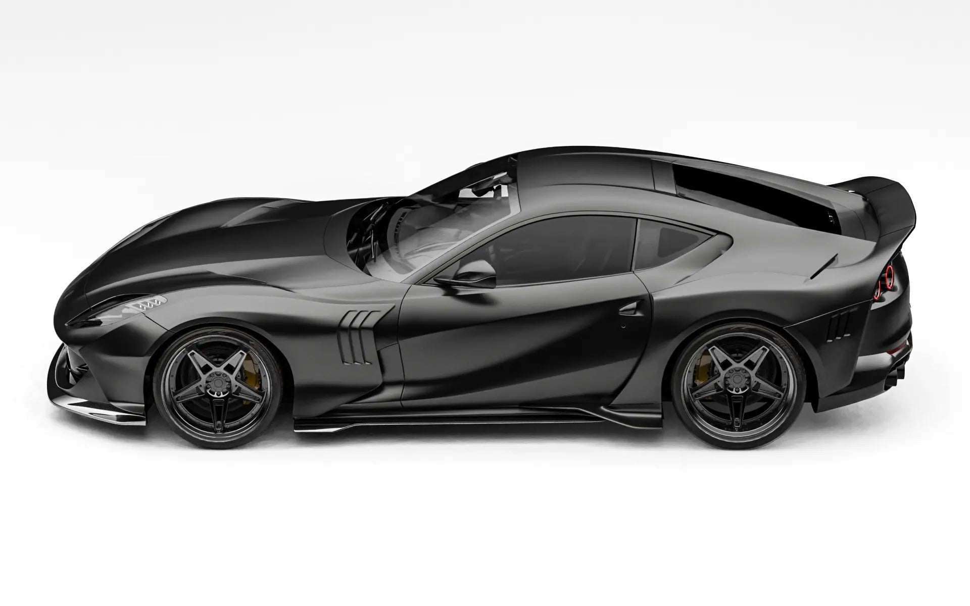 ZACOE Ferrari 812 Superfast Carbon Fibre Widebody kit (12pcs/set) Aftermarket Carbon Fiber Part / Bodykit - Robot Bodykits