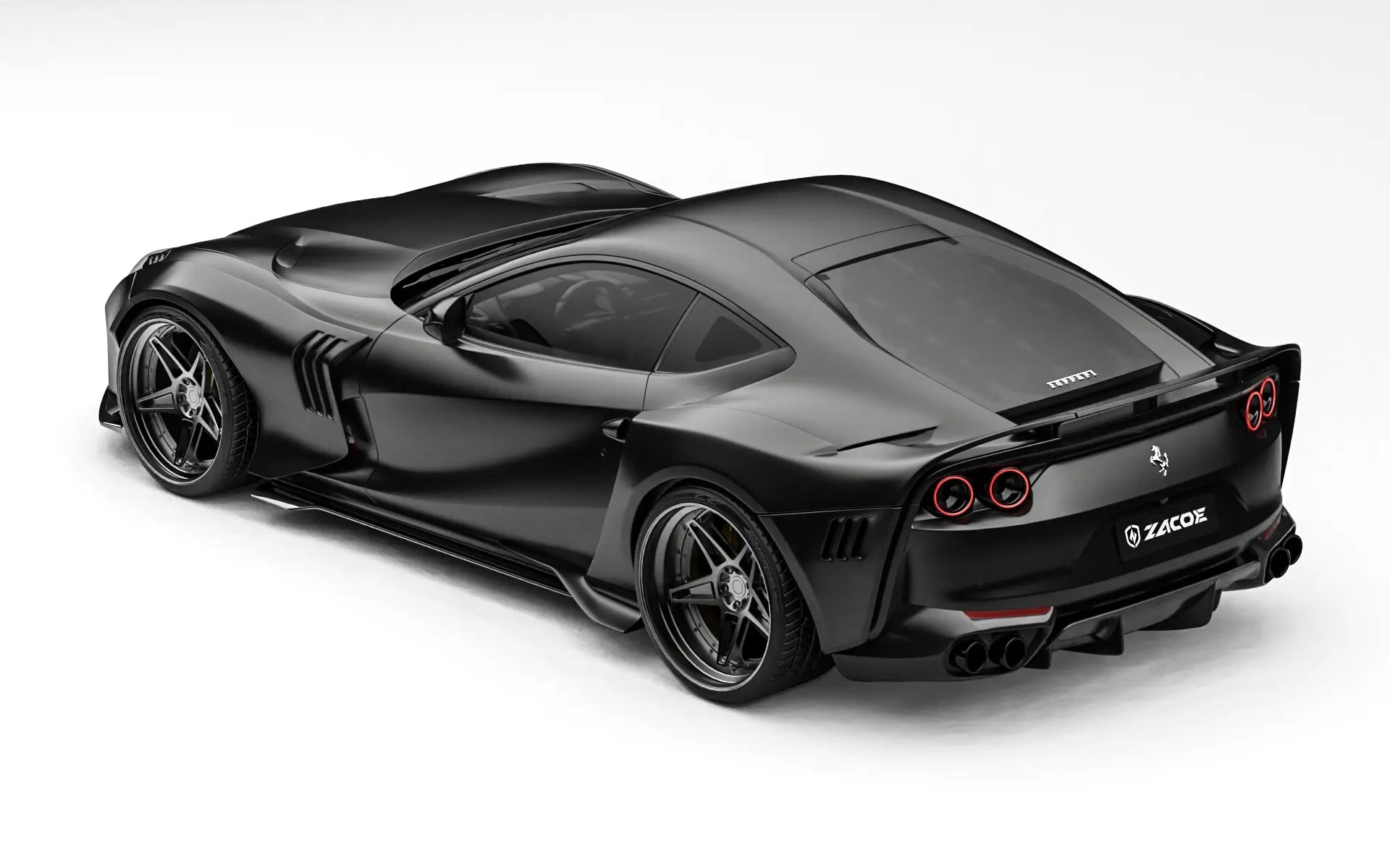 ZACOE Ferrari 812 Superfast Carbon Fibre Widebody kit (12pcs/set) Aftermarket Carbon Fiber Part / Bodykit - Robot Bodykits