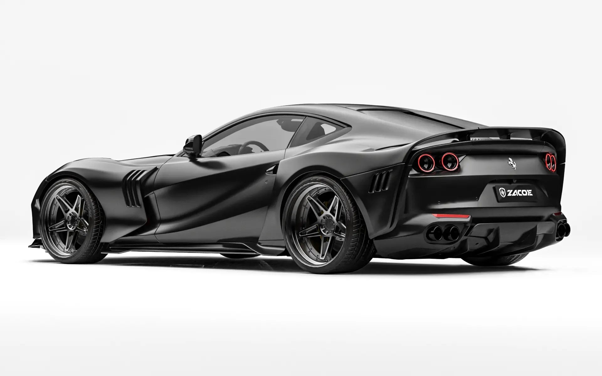 ZACOE Ferrari 812 Superfast Carbon Fibre Widebody kit (12pcs/set) Aftermarket Carbon Fiber Part / Bodykit - Robot Bodykits