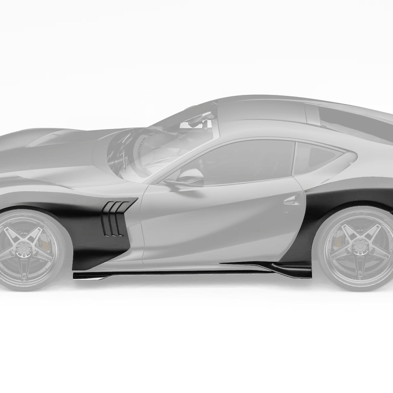 ZACOE Ferrari 812 Superfast Carbon Fibre Widebody kit (12pcs/set) Aftermarket Carbon Fiber Part / Bodykit - Robot Bodykits
