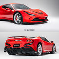ZACOE Ferrari F8 Tributo Carbon Fibre Body kit (14pcs/set) Aftermarket Carbon Fiber Part / Bodykit - Robot Bodykits