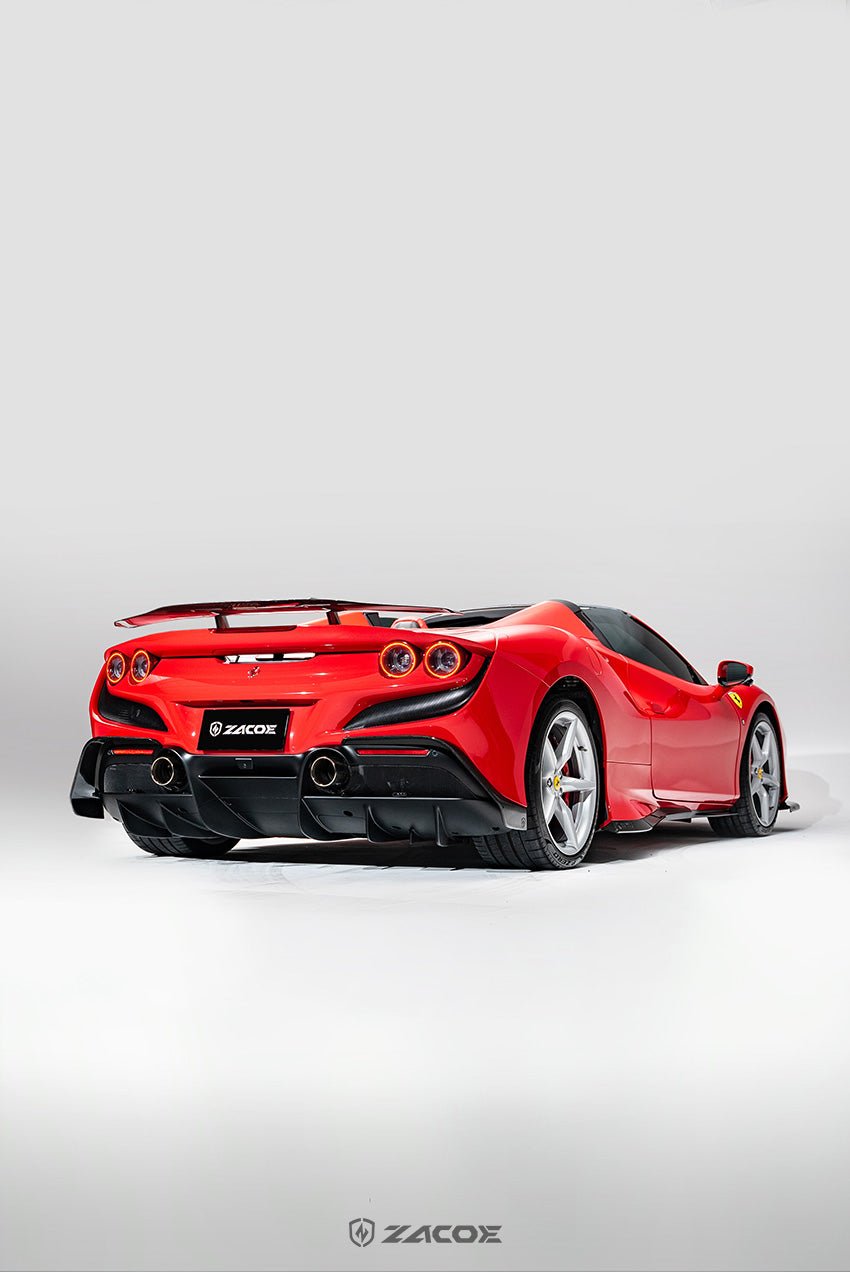 ZACOE Ferrari F8 Tributo Carbon Fibre Body kit (14pcs/set) Aftermarket Carbon Fiber Part / Bodykit - Robot Bodykits