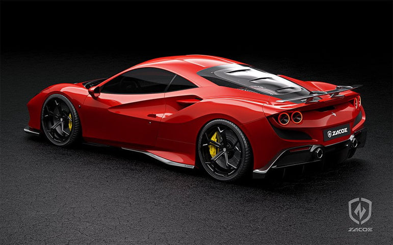 ZACOE Ferrari F8 Tributo Carbon Fibre Body kit (14pcs/set) Aftermarket Carbon Fiber Part / Bodykit - Robot Bodykits