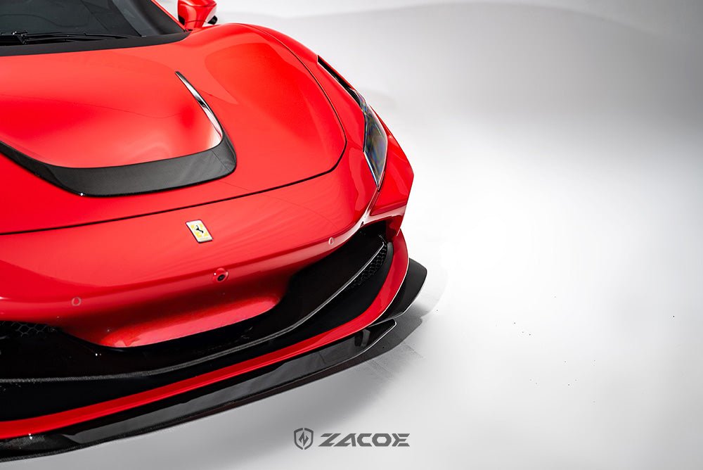 ZACOE Ferrari F8 Tributo Carbon Fibre Body kit (14pcs/set) Aftermarket Carbon Fiber Part / Bodykit - Robot Bodykits