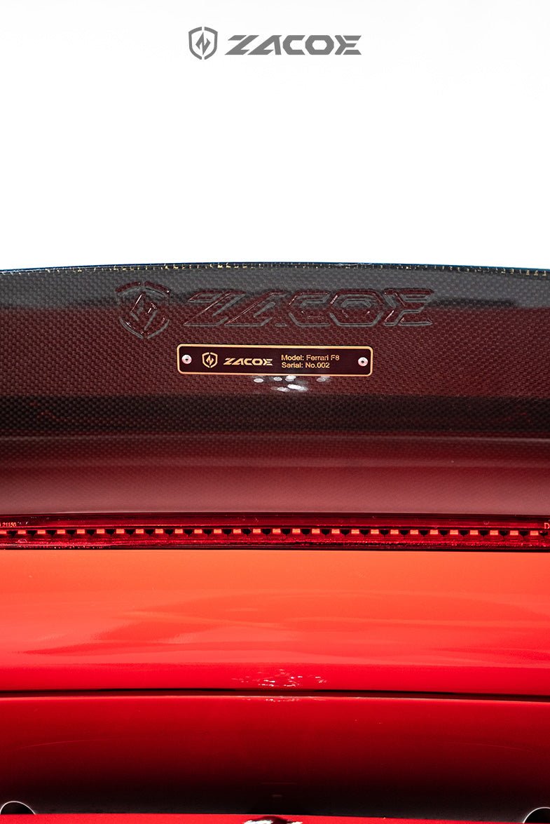 ZACOE Ferrari F8 Tributo Carbon Fibre Body kit (14pcs/set) Aftermarket Carbon Fiber Part / Bodykit - Robot Bodykits
