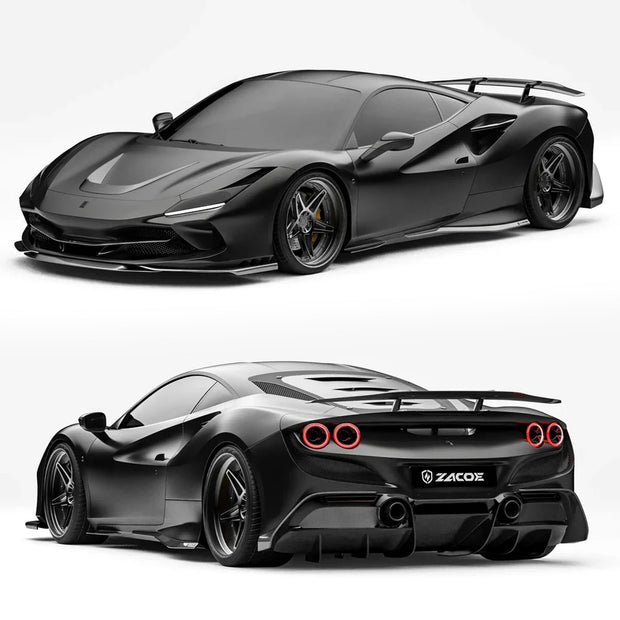 ZACOE Ferrari F8 Tributo Carbon Fibre Body kit (14pcs/set) Aftermarket Carbon Fiber Part / Bodykit - Robot Bodykits