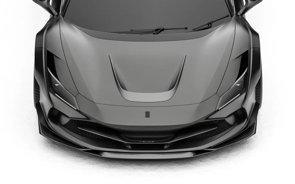 ZACOE Ferrari F8 Tributo Carbon Fibre Widebody kit (18pcs/set) Aftermarket Carbon Fiber Part / Bodykit - Robot Bodykits