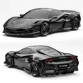 ZACOE Ferrari F8 Tributo Carbon Fibre Widebody kit (18pcs/set) Aftermarket Carbon Fiber Part / Bodykit - Robot Bodykits