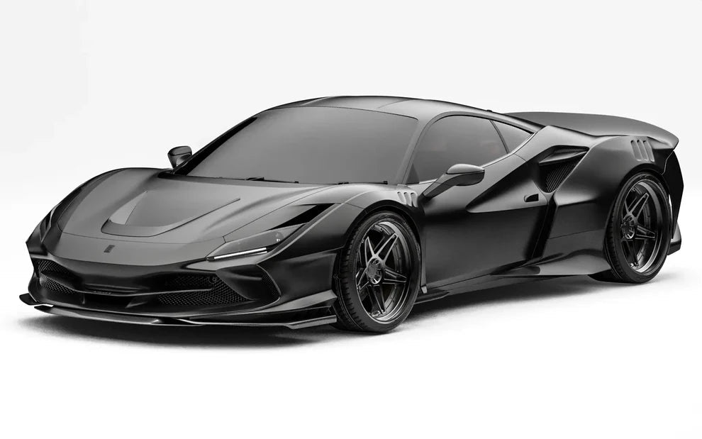 ZACOE Ferrari F8 Tributo Carbon Fibre Widebody kit (18pcs/set) Aftermarket Carbon Fiber Part / Bodykit - Robot Bodykits
