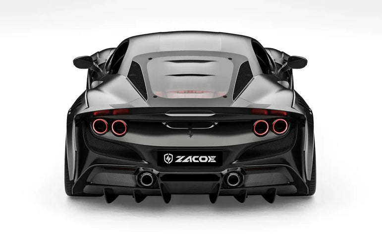 ZACOE Ferrari F8 Tributo Carbon Fibre Widebody kit (18pcs/set) Aftermarket Carbon Fiber Part / Bodykit - Robot Bodykits