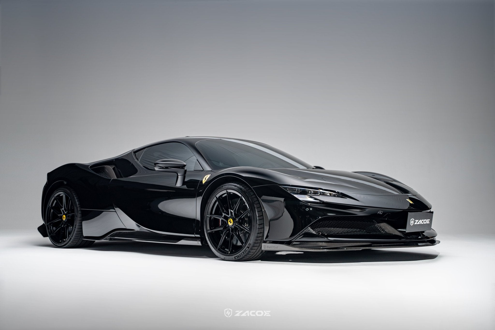 ZACOE Ferrari SF90 Stradale Carbon Fibre Body kit (11pcs/set) Aftermarket Carbon Fiber Part / Bodykit - Robot Bodykits