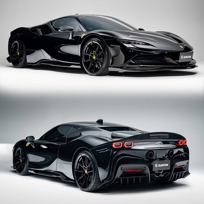 ZACOE Ferrari SF90 Stradale Carbon Fibre Body kit (11pcs/set) Aftermarket Carbon Fiber Part / Bodykit - Robot Bodykits