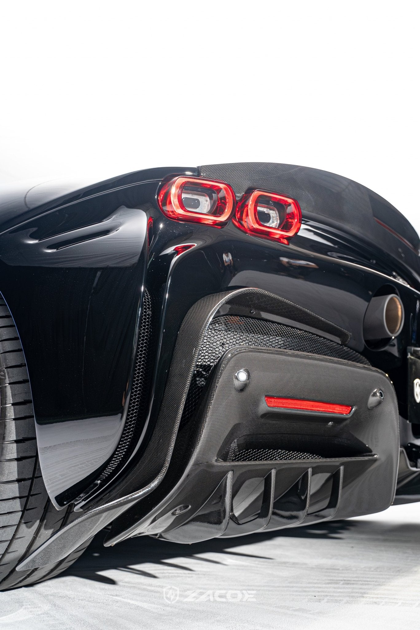 ZACOE Ferrari SF90 Stradale Carbon Fibre Body kit (11pcs/set) Aftermarket Carbon Fiber Part / Bodykit - Robot Bodykits