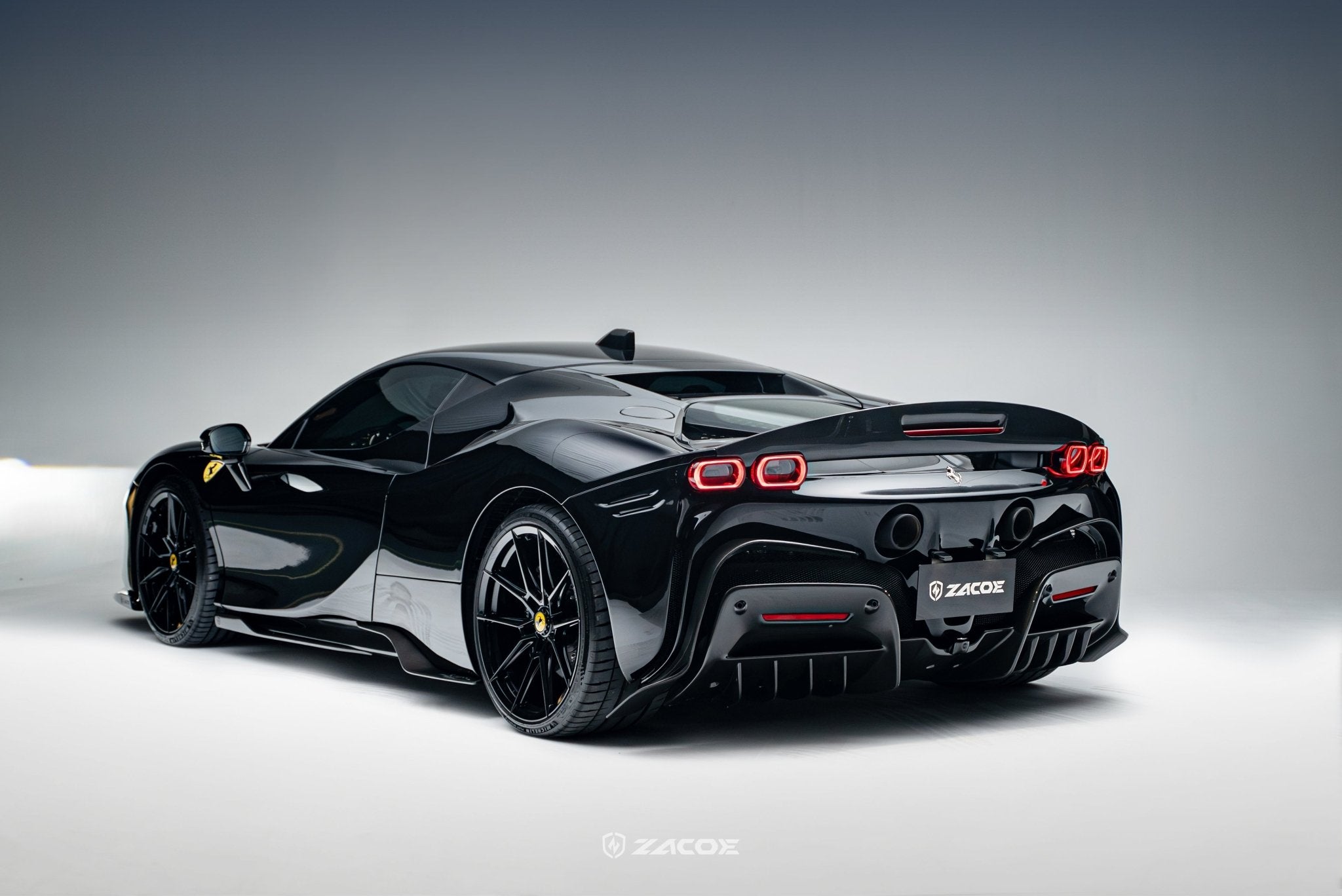 ZACOE Ferrari SF90 Stradale Carbon Fibre Body kit (11pcs/set) Aftermarket Carbon Fiber Part / Bodykit - Robot Bodykits