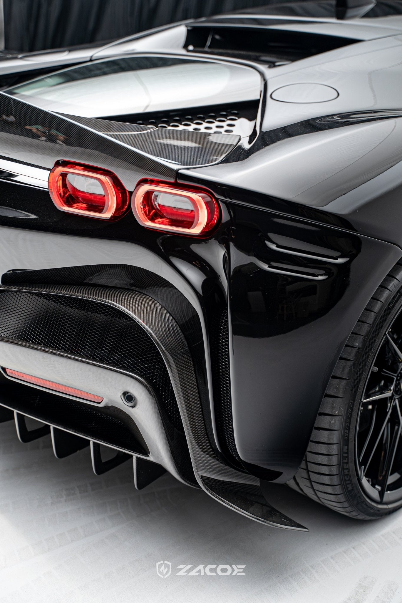 ZACOE Ferrari SF90 Stradale Carbon Fibre Body kit (11pcs/set) Aftermarket Carbon Fiber Part / Bodykit - Robot Bodykits