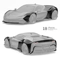 ZACOE Ferrari SF90 Stradale Carbon Fibre Widebody Body kit (18pcs/set) Aftermarket Carbon Fiber Part / Bodykit - Robot Bodykits