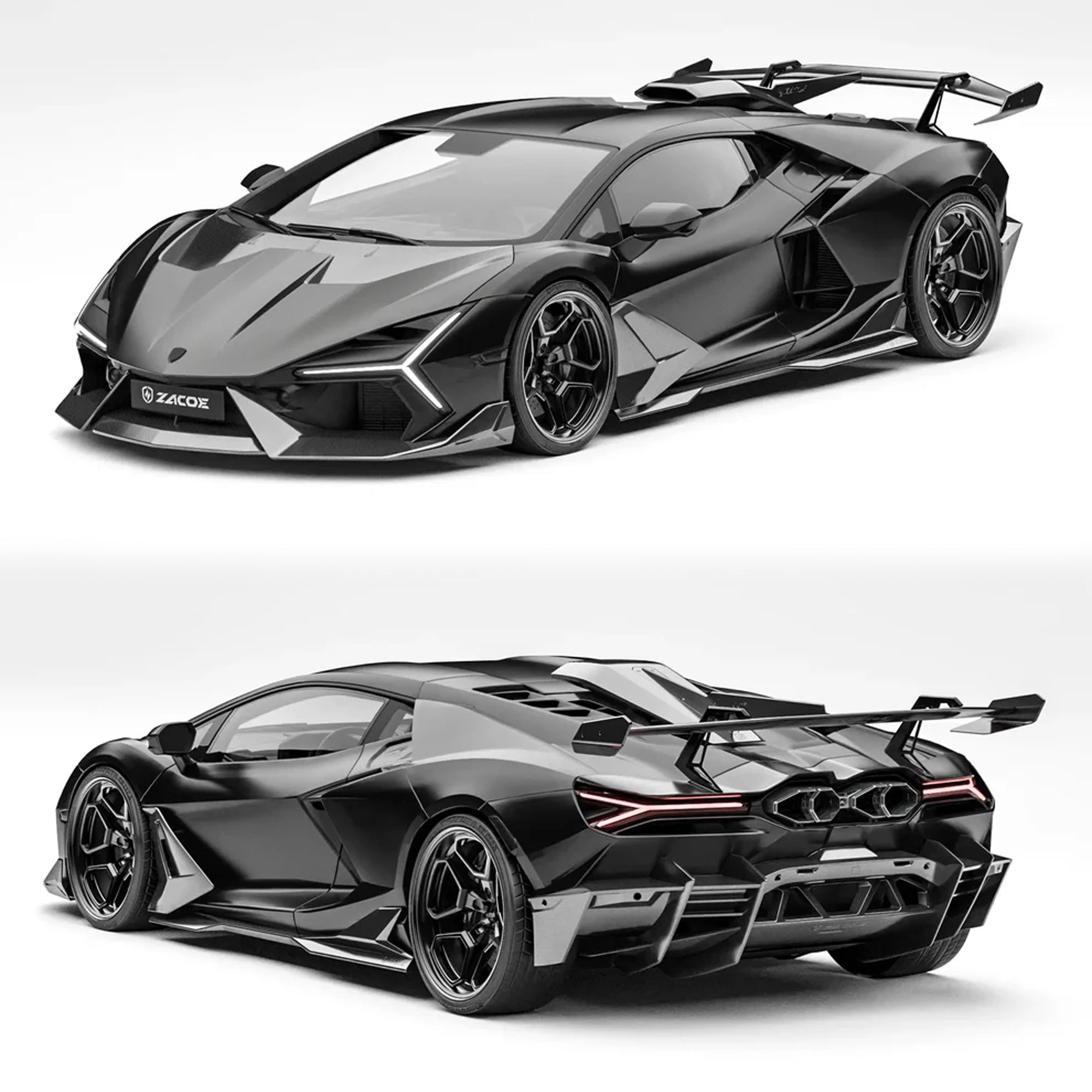 ZACOE Lamborghini Revuelto Carbon Fiber Body Kit (23pcs/Set) Aftermarket Carbon Fiber Part / Bodykit - Robot Bodykits