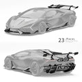ZACOE Lamborghini Revuelto Carbon Fiber Body Kit (23pcs/Set) Aftermarket Carbon Fiber Part / Bodykit - Robot Bodykits