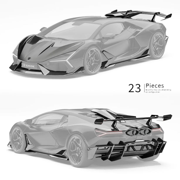 ZACOE Lamborghini Revuelto Carbon Fiber Body Kit (23pcs/Set) Aftermarket Carbon Fiber Part / Bodykit - Robot Bodykits
