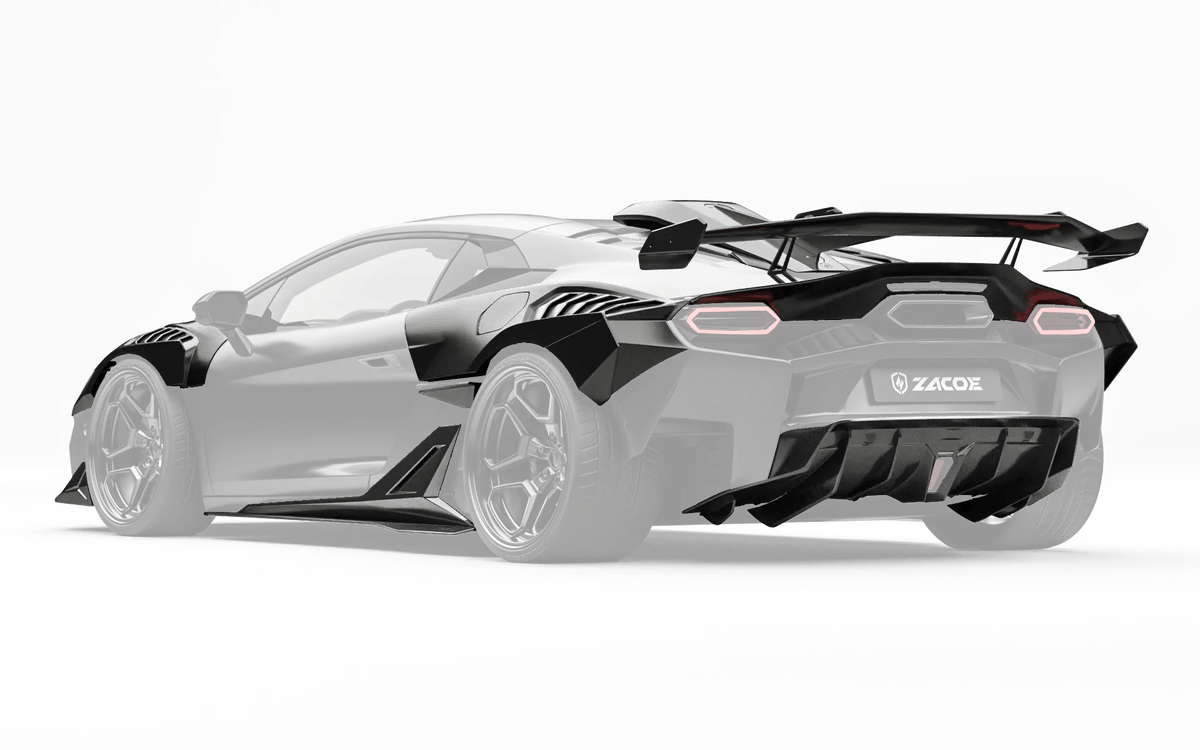 ZACOE Lamborghini Temerario 2025+ Carbon Fibre Wide Body Kit (30pcs/Set) Aftermarket Carbon Fiber Part / Bodykit - Robot Bodykits