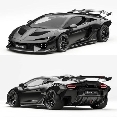 ZACOE Lamborghini Temerario 2025+ Carbon Fibre Wide Body Kit (30pcs/Set) Aftermarket Carbon Fiber Part / Bodykit - Robot Bodykits