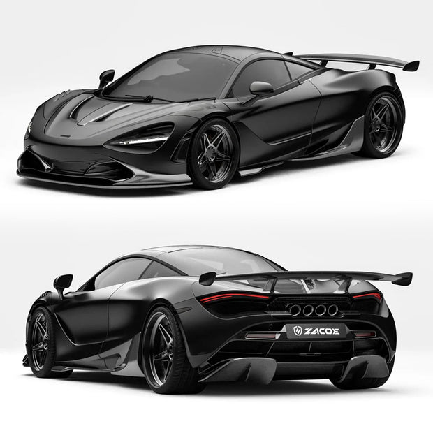 ZACOE McLaren 720s Carbon Fibre Body Kit (16pcs/set) Aftermarket Carbon Fiber Part / Bodykit - Robot Bodykits