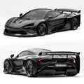 ZACOE McLaren 720s Galaxy Carbon Fibre Wide Body Kit (43pcs/set) Aftermarket Carbon Fiber Part / Bodykit - Robot Bodykits