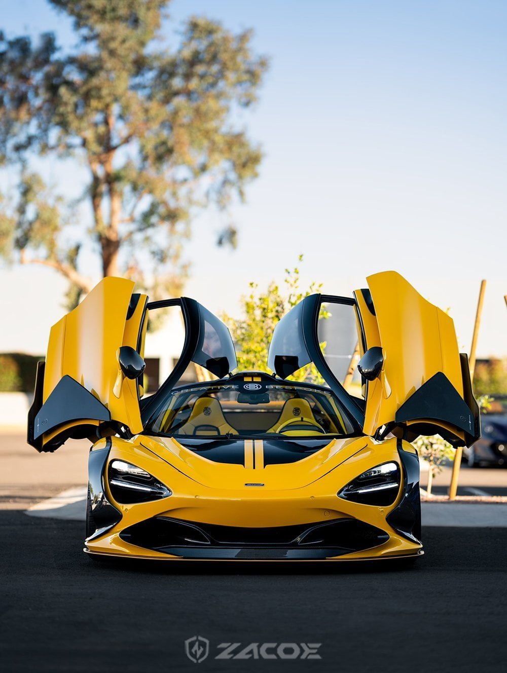 ZACOE McLaren 720s Galaxy Carbon Fibre Wide Body Kit (43pcs/set) Aftermarket Carbon Fiber Part / Bodykit - Robot Bodykits