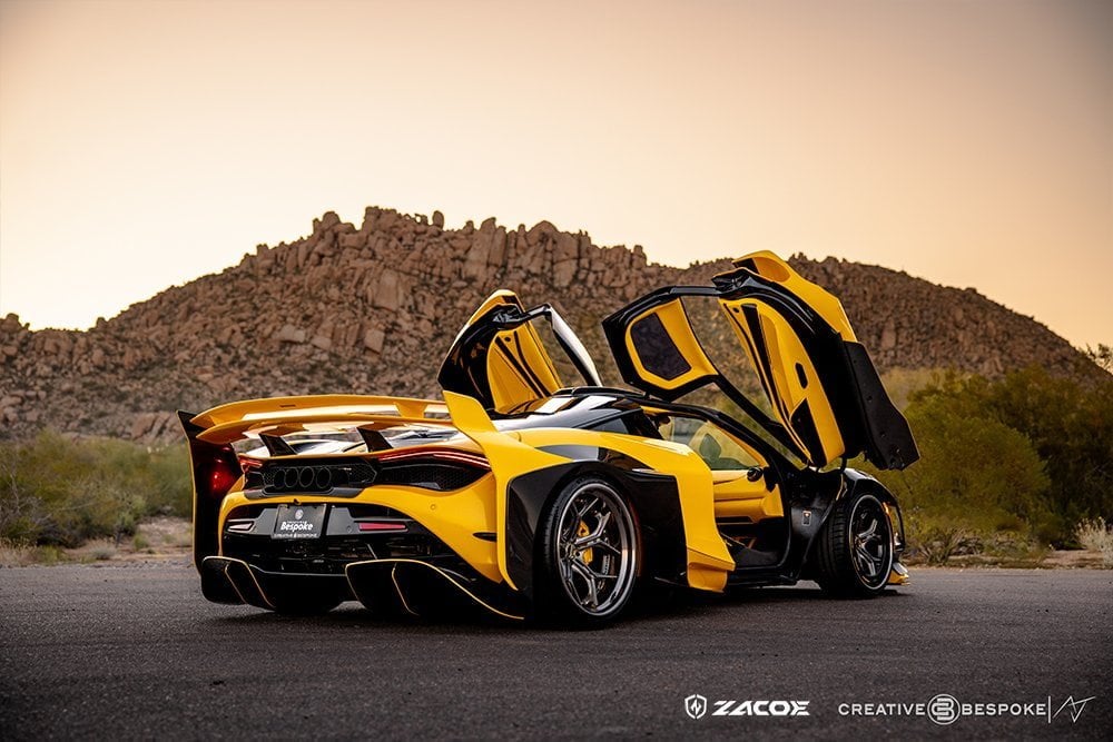 ZACOE McLaren 720s Galaxy Carbon Fibre Wide Body Kit (43pcs/set) Aftermarket Carbon Fiber Part / Bodykit - Robot Bodykits