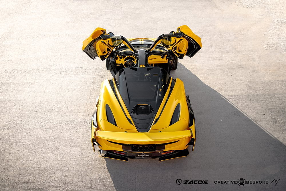 ZACOE McLaren 720s Galaxy Carbon Fibre Wide Body Kit (43pcs/set) Aftermarket Carbon Fiber Part / Bodykit - Robot Bodykits