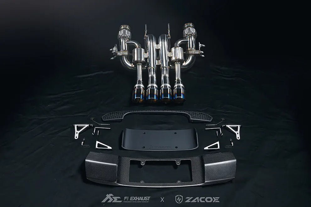 ZACOE McLaren 720s Galaxy Carbon Fibre Wide Body Kit (43pcs/set) Aftermarket Carbon Fiber Part / Bodykit - Robot Bodykits