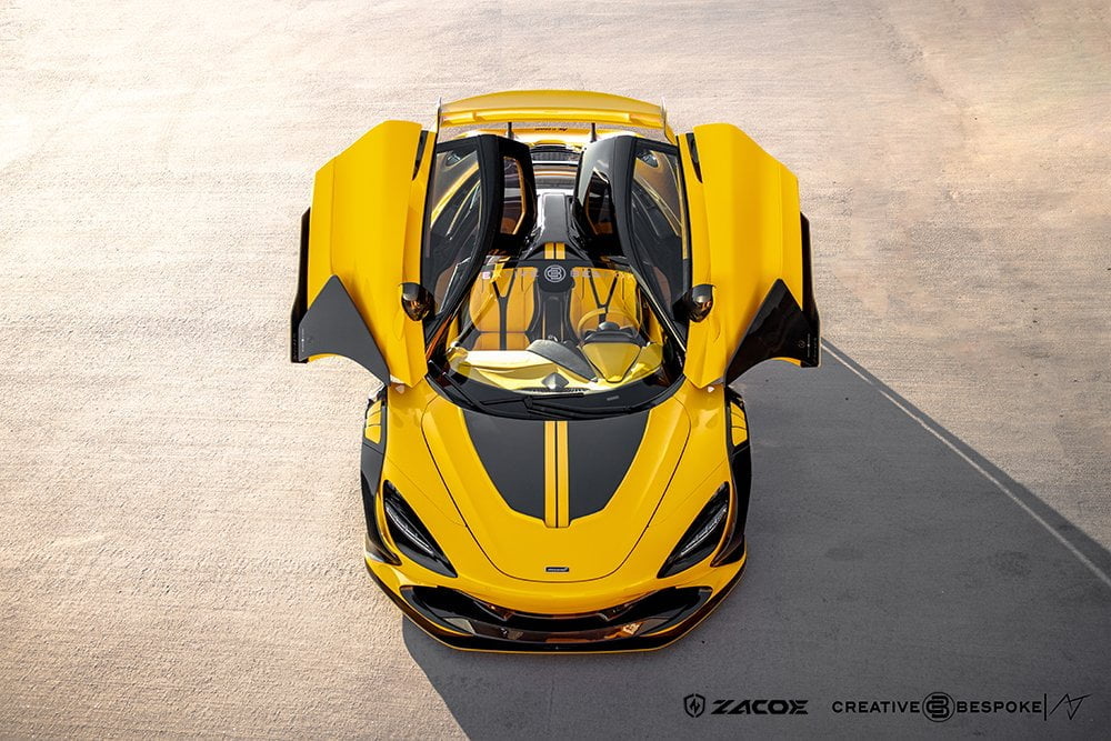 ZACOE McLaren 720s Galaxy Carbon Fibre Wide Body Kit (43pcs/set) Aftermarket Carbon Fiber Part / Bodykit - Robot Bodykits