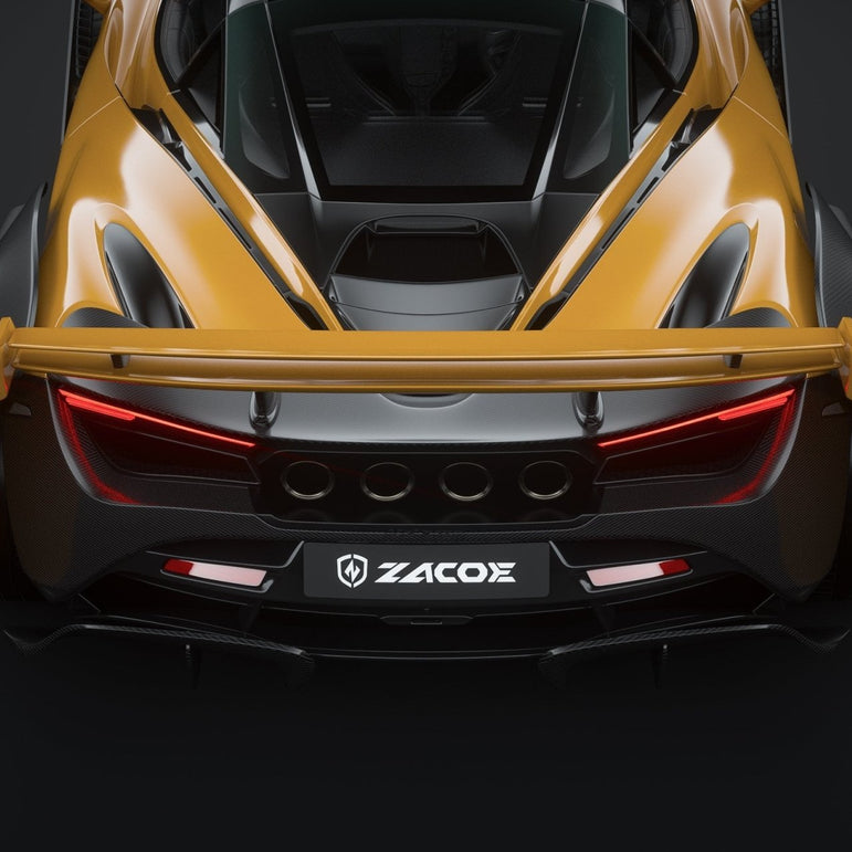 ZACOE McLaren 720s Galaxy Carbon Fibre Wide Body Kit (43pcs/set) Aftermarket Carbon Fiber Part / Bodykit - Robot Bodykits