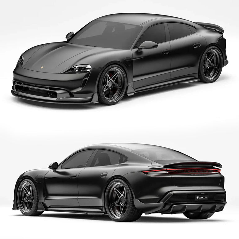 ZACOE PORSCHE Taycan Carbon Fibre Body kit Porsche Taycan Sedan Base Model Aftermarket Carbon Fiber Part / Bodykit - Robot Bodykits