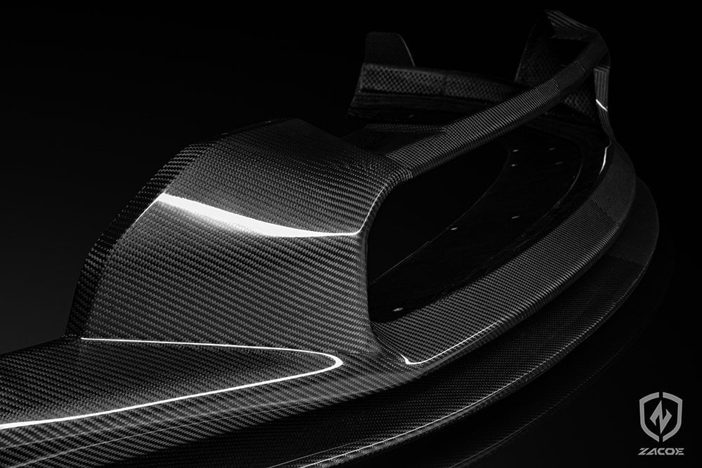 ZACOE PORSCHE Taycan Carbon Fibre Body kit Porsche Taycan Sedan Base Model Aftermarket Carbon Fiber Part / Bodykit - Robot Bodykits