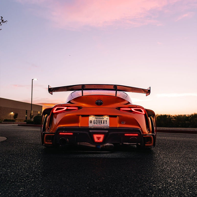 ZACOE Toyota GR Supra Dry - Carbon 9pcs/set GT Wing Aftermarket Carbon Fiber Part / Bodykit - Robot Bodykits
