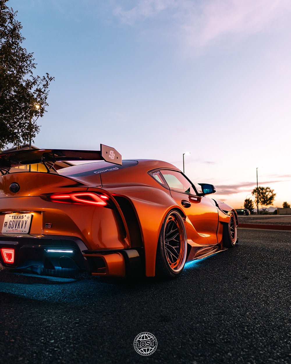 ZACOE Toyota GR Supra Dry - Carbon 9pcs/set GT Wing Aftermarket Carbon Fiber Part / Bodykit - Robot Bodykits