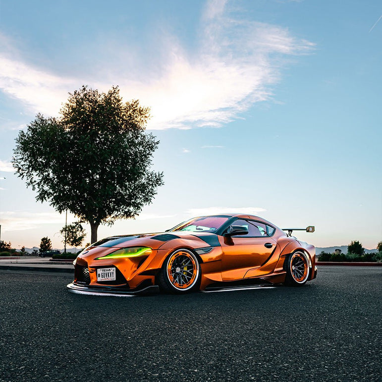 ZACOE Toyota GR Supra Dry - Carbon 9pcs/set GT Wing Aftermarket Carbon Fiber Part / Bodykit - Robot Bodykits