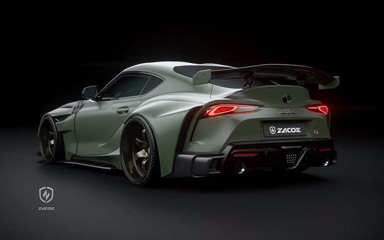 ZACOE Toyota GR Supra FRP/Dry - Carbon Widebody Kit (A90 / A91) [17 pcs/set] Aftermarket Carbon Fiber Part / Bodykit - Robot Bodykits