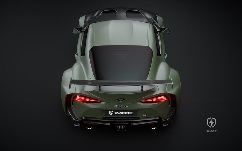 ZACOE Toyota GR Supra FRP/Dry - Carbon Widebody Kit (A90 / A91) [17 pcs/set] Aftermarket Carbon Fiber Part / Bodykit - Robot Bodykits